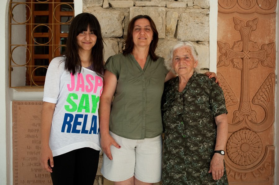 Three Generations of Women