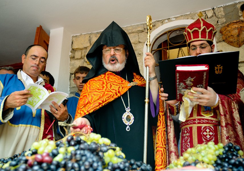 Archbishop Aram Atesyan in Vakifli